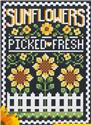 Pattern, Sunflowers Sign by Shannon Christine Designs