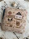 Pattern, Spring Chickens Pinkeep by Stacy Nash Primitives