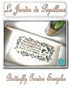 Pattern, Le Jardin De Papillons by The Elegant Thread