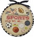Pattern, Sports - Love 'em all by Sue Hillis Designs