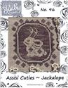 Pattern, Assissi Cuties Jackalope by Bendy Stitchy Designs