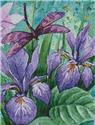 Pattern, Irises and Dragonflies - Crop by Artecy Cross Stitch
