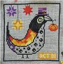 Pattern, Halloween Folk Bird by Yasmin's Made with Love