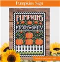 Pattern, Pumpkins Sign by Shannon Christine Designs