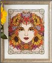 Pattern, Autumn Goddess by Joan Elliott Design