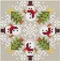Pattern, Snowman Mandala by Shannon Christine Designs