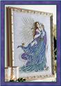 Pattern, Christmas Blue Angel by Joan Elliott Design