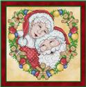 Pattern, Mr. & Mrs. Claus by Joan Elliott Design
