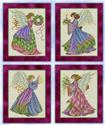 Pattern, Petite Christmas Angels by Joan Elliott Design