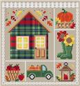 Pattern, Fall Cabin by Erin Elizabeth Designs