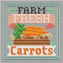 Pattern, Farm Fresh Carrots by Erin Elizabeth Designs