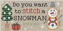 Pattern, Stitch Snowman by Erin Elizabeth Designs