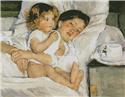 Pattern, Breakfast in Bed - Medium by Artecy Cross Stitch