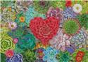 Pattern, Succulent Love - Large by Artecy Cross Stitch