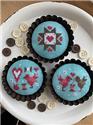 Pattern, Ethel's Valentines Tart Tins by Stitches by Ethel