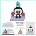 Pattern, Monthly Penguin - May by Cross Stitch Wonders