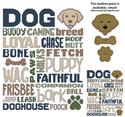 Pattern, Dog Subway Art - Rectangle Version by Stitches and Cutz