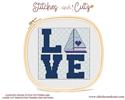 Pattern, LOVE Sailing by Stitches and Cutz