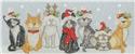 Kit, Festive Felines by Bothy Threads