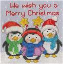 Kit, Penguin Pals Christmas Card by Bothy Threads