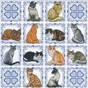 Pattern, Cats By The Dozen by Joan Elliott Design