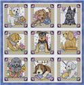 Pattern, Nine Playful Puppies by Joan Elliott Design