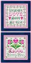 Pattern, Words of Love by Joan Elliott Design
