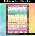Pattern, Rainbow Band Sampler by Shannon Christine Designs