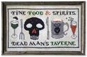 Pattern, Deadman's Taverne Sign by Miss Prim Cross Stitch