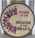 Pattern, Patriotic Sunflower by Sambrie Stitches Designs