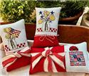 Pattern, Red, White and Bloom by Amy Bruecken Designs