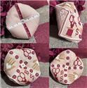 Pattern, Needle Heathen Biscornu by Bendy Stitchy Designs