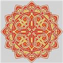 Pattern, Sunflower Mandala by Artists Alley