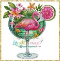 Pattern, Flamingo Cocktail by Les Petites Croix De Lucie