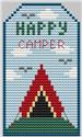 Pattern, Happy Camper Tag by Cute Embroidery by Kate