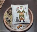 Pattern, Cat Toys Santa by Samplers and Primitives