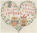 Pattern, Christmas Love Owls by Imaginating