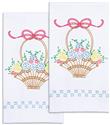 Stamped Stitchable, Basket of Daisies by Jack Dempsey