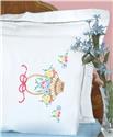 Stamped Stitchable, Basket Of Daisies (Lace Edge Pillowcase) by Jack Dempsey
