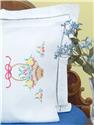 Stamped Stitchable, Basket Of Daisies (Perle Edge Pillowcase) by Jack Dempsey