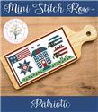 Pattern, Mini Stitch Row - Patriotic by Anabella's Inc