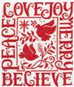 Pattern, Love, Joy, Merry by Imaginating