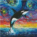 Pattern, Orca Night by Artecy Cross Stitch