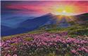 Pattern, Rhododendron Mountain Sunset by Artecy Cross Stitch