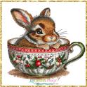Christmas Animals Cups - Rabbit