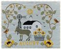 Pattern, Barn Calendar August by Twin Peak Primitives