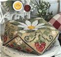 Pattern, Strawberry Biscornu by Erin Elizabeth Designs