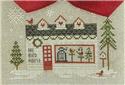 Pattern, Hometown Holiday - Bird House by Little House Needleworks