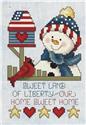 Pattern, Sweet Land of Liberty - Patriotic Snowman by Stoney Creek