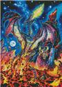 Pattern, Lava Dragon (Large) by Artecy Cross Stitch